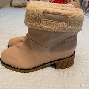 Women's Beige Ankle Boots